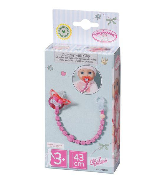 Zapf Baby Annabell Schnuller + Kette f&uuml;r 5,49 Euro