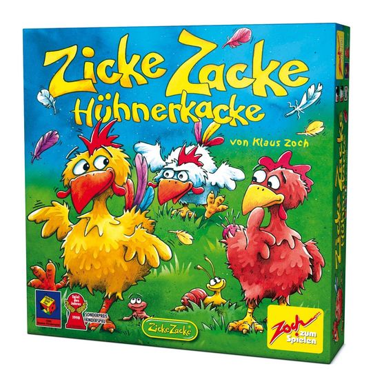 Zoch 19981 Zicke Zacke Hühnerkacke Brettspiel bis zu 4 Spielern ab 4 Jahr(e) f&uuml;r 26,99 Euro
