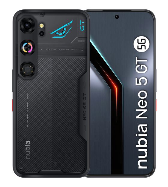 ZTE Neo 5 GT 256 GB 5G Smartphone 17,3 cm (6.8 Zoll) Android 50 MP Dual Kamera Dual Sim WiFi 6 (Phantom Black) f&uuml;r 449,90 Euro