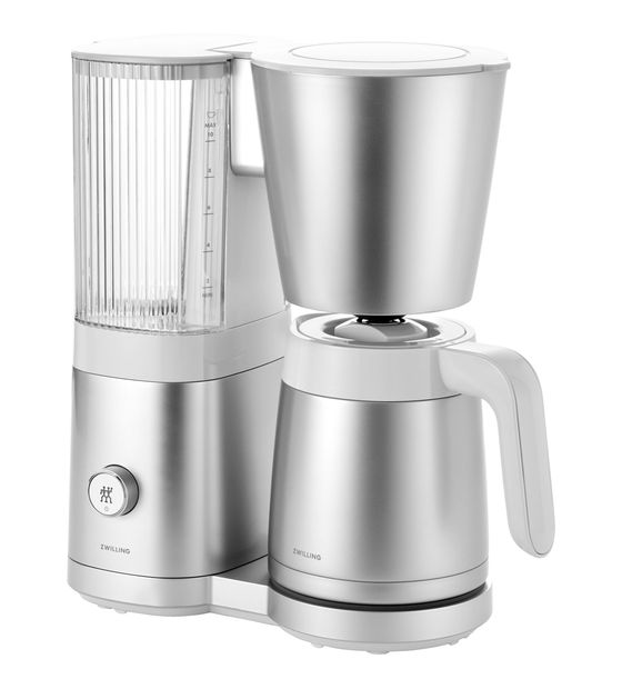 ZWILLING Enfinigy 12 Tassen Thermo Filterkaffeemaschine 1,5 l  (Stahl, Weiß) f&uuml;r 94,49 Euro