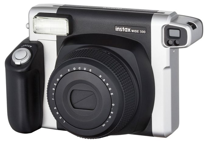 Instax Wide 300  62 x 99 mm Sofortbild Kamera (Schwarz, Silber) 