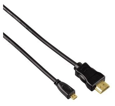 00074239 High Speed HDMI-Kabel St. Typ A - St. Typ D (Micro) Ethernet 0,5 m 