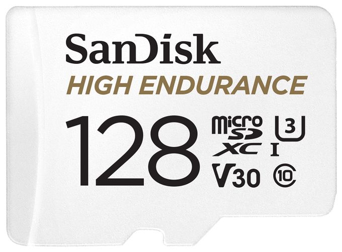 High Endurance MicroSDXC Speicherkarte 128 GB Class 3 (U3) Klasse 10 