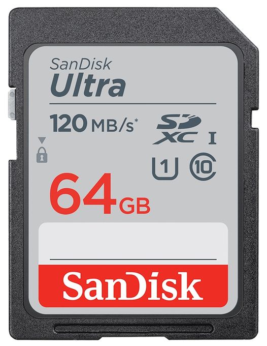 Ultra SDXC Speicherkarte 64 GB Class 1 (U1) Klasse 10 
