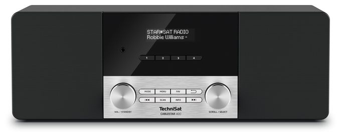 Cablestar 400 Bluetooth DAB,FM Radio (Schwarz) 