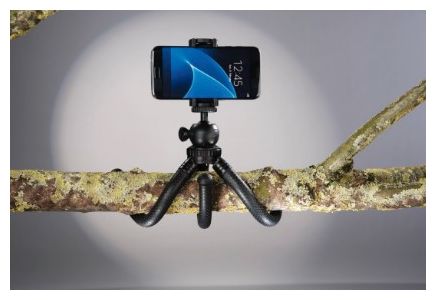00004605 Stativ "FlexPro" für Smartphone, GoPro und Fotokameras 27cm 