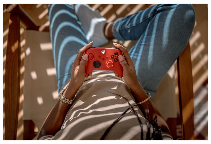 Pulse Red Analog / Digital Gamepad Xbox,Xbox One,Xbox Series S,Xbox Series X kabellos 