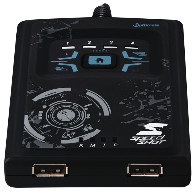 054478 Speedshot Ultimate Maus-/Tastatur-Konverter PS4/PS3/Xbox One/Xbox 360 Universal Verkabelt (Schwarz) 