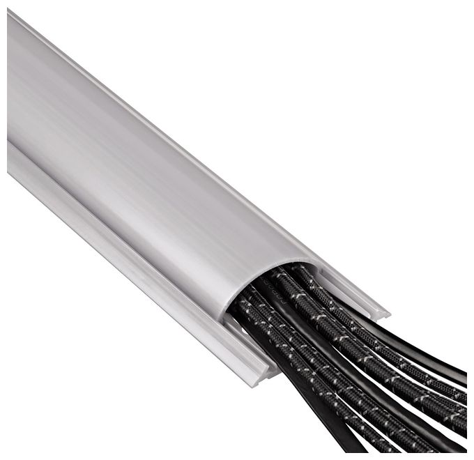 00020618 PVC-Kabelkanal halbrund 100/7/2,1 cm 