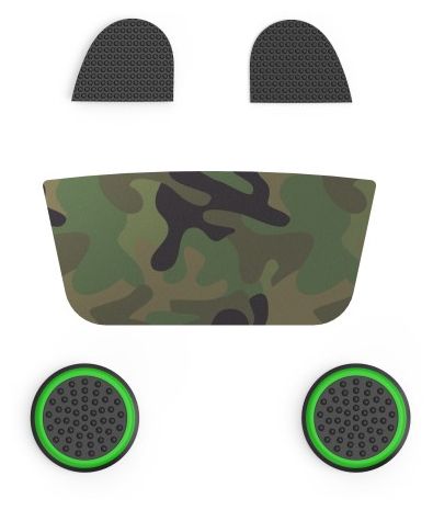 054458 Camouflage 6in1-Zubehör-Set für PlayStation 5 (Braun, Grün) 