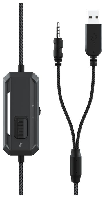 GXT448 Nixxo Gaming Kopfhörer kabelgebunden (Schwarz, Rot) 