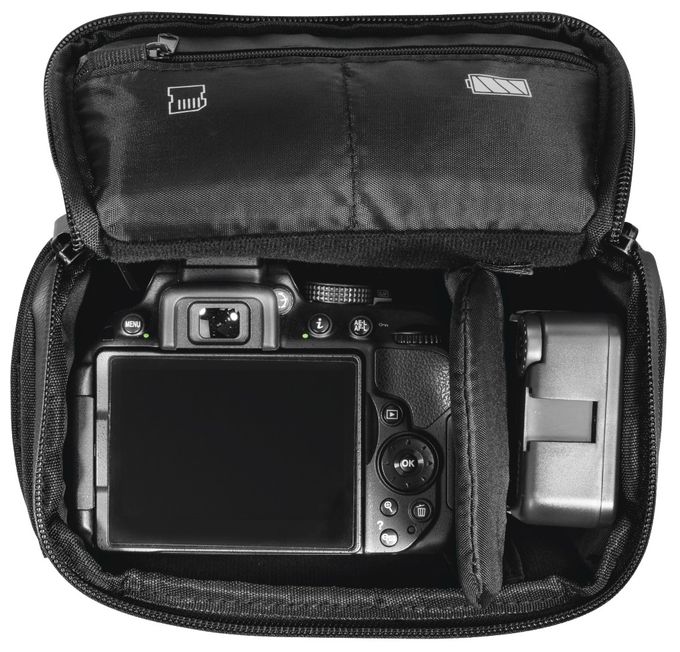 121337 Matera 110 Kameratasche für Jede Marke 155 x 100 x 130 mm (Schwarz) 