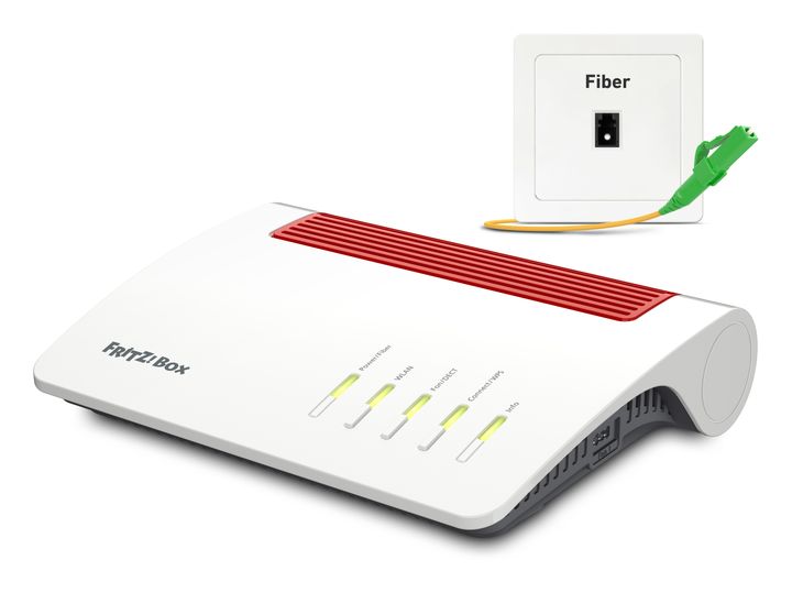 FRITZ!Box 5590 Fiber Wi-Fi 6 (802.11ax) Router Dual-Band (2,4 GHz/5 GHz) 1200 Mbit/s