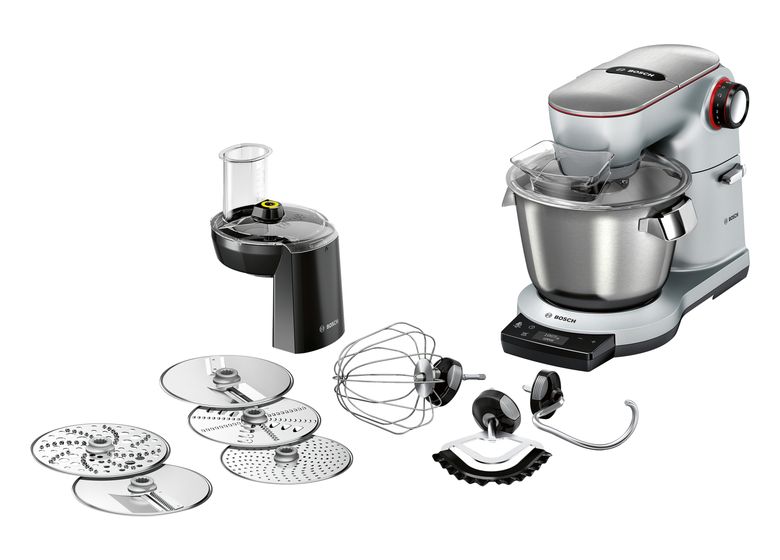 MUM9DX5S31 OptiMUM Küchenmaschine 5,5 l Standmixer 7 Stufen 1600 W  (Aluminium/Schwarz)