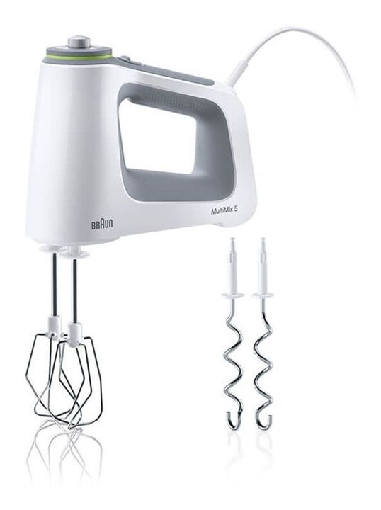 HM5100WH MultiMix 5 Handmixer 750 W 9 Stufen  (Grau, Weiß)