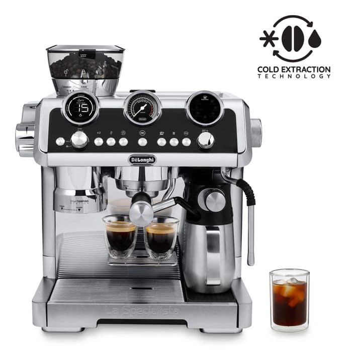EC9865.M La Specialista Maestro Siebträger Kaffeemaschine 19 bar 1450 W (Silber)