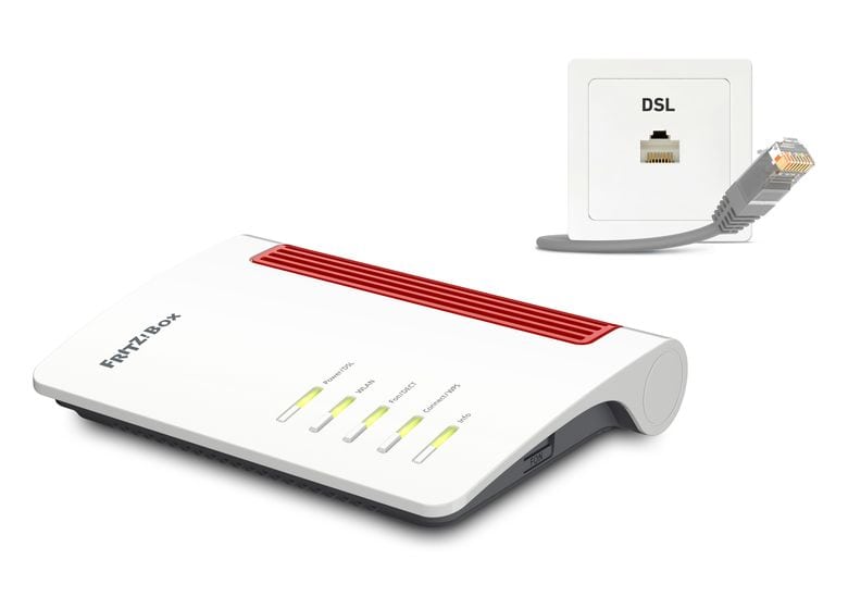 FRITZ!Box 7530 AX WiFi 6 Router Dual-Band (2,4 GHz/5 GHz) 1800 Mbit/s