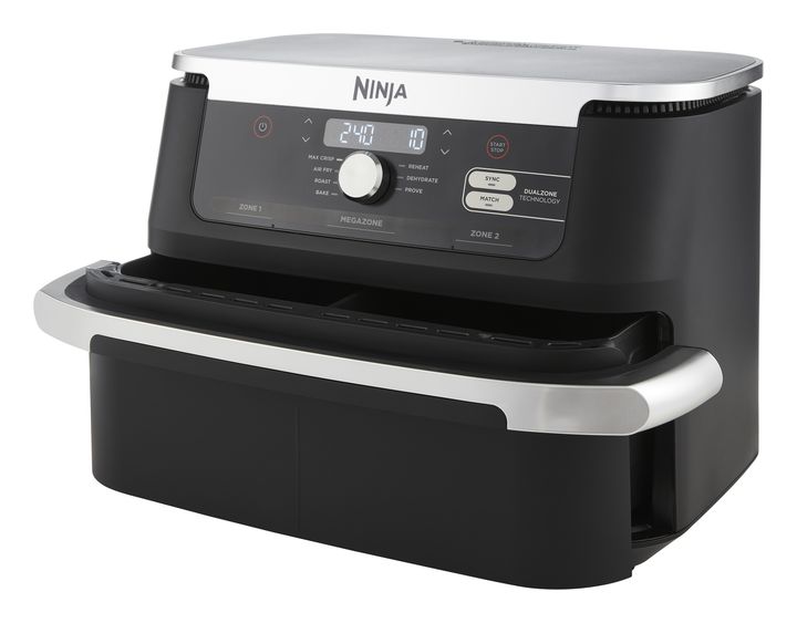 AF500EU Doppel Heißluftfritteuse 10,4 l 2470 W  (Schwarz, Edelstahl)