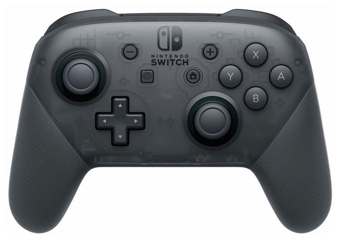 Pro Controller Analog / Digital Gamepad Nintendo Switch, PC kabellos (Schwarz)