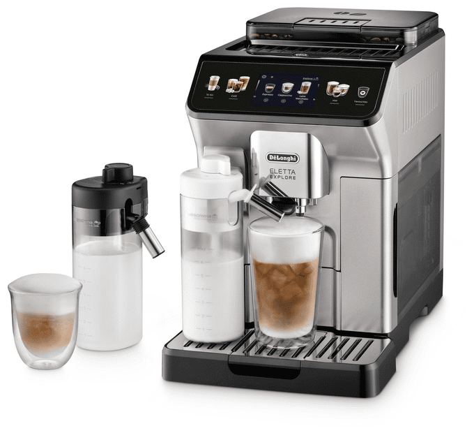 Eletta Explore ECAM450.55.S Kaffeevollautomat 19 bar 1,8 l 300 g (Schwarz, Silber)