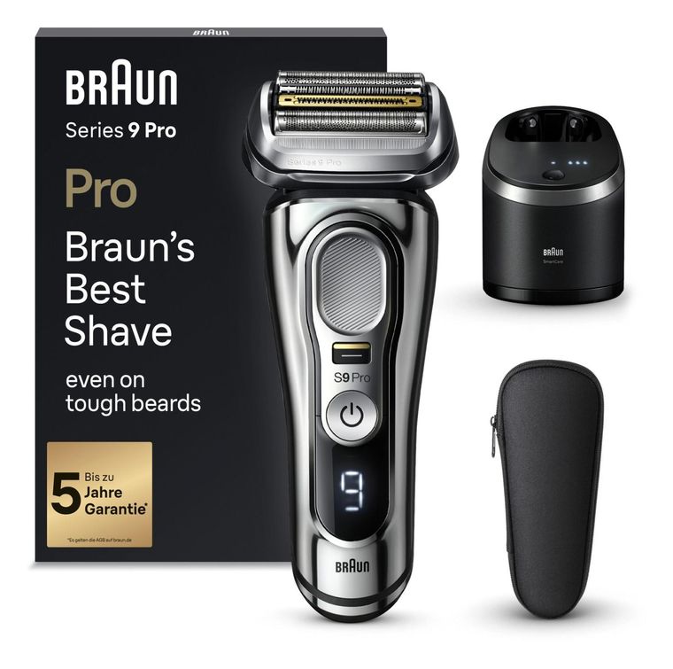 Braun Series 9 - 9486cc wet&dry Nass&Trocken Rasierer Lithium-Ion (Li-Ion) 60 min f&uuml;r 279,00 Euro
