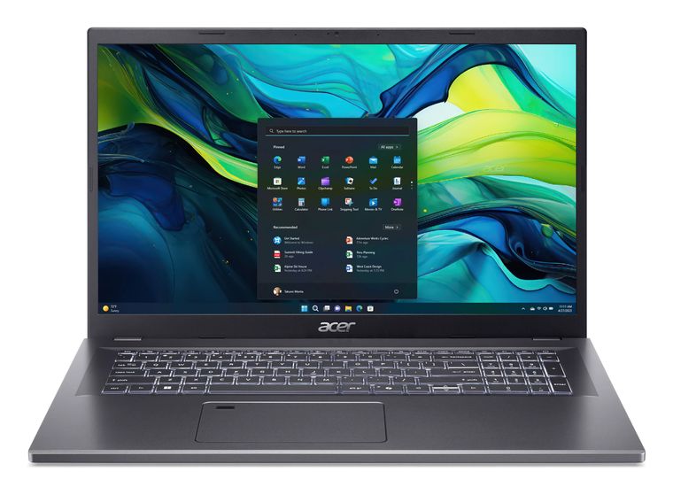 Acer Aspire A17-51M-72CG Full HD Notebook 43,9 cm (17.3 Zoll) 1920 x 1080 Pixel 32 GB Ram 1 TB SSD Windows 11 Home Intel Core 7 max. 5,4 GHz  (Grau) f&uuml;r 899,00 Euro