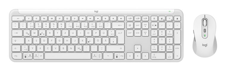 Logitech MK950 Signature Slim Büro Tastatur (Graphit, Weiß) für 119,99 Euro