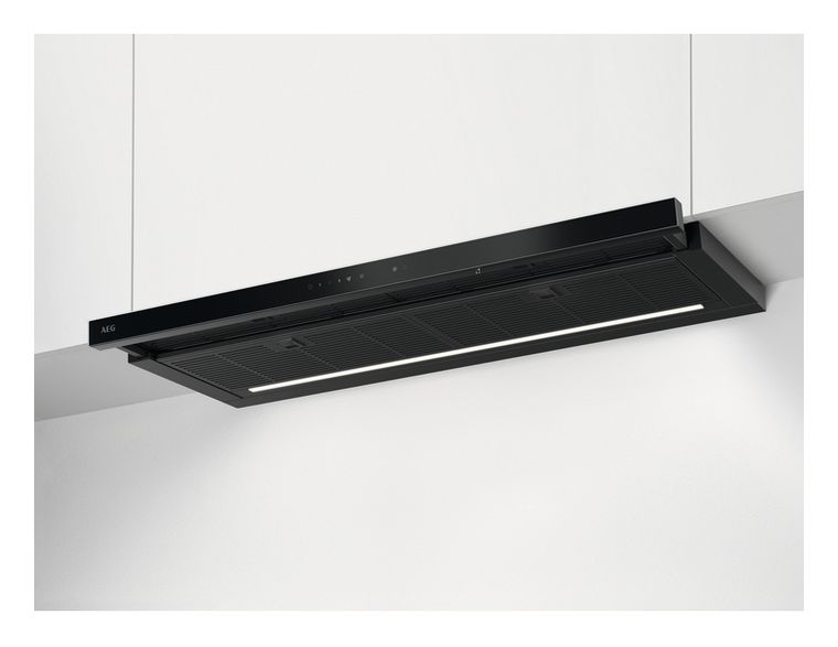 AEG DFH8961B Abluft/Umluft Dunstabzugshaube/Esse Einbau 90 cm (Schwarz) f&uuml;r 969,00 Euro