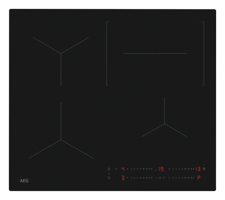 AEG TO64IC0BIT autarkes 58 cm Induktions Kochfeld/Herdplatte 4 Zone(n) f&uuml;r 587,00 Euro
