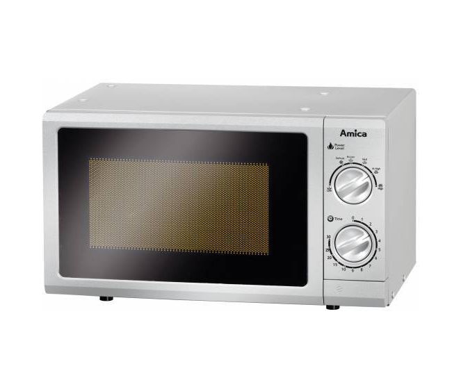 Amica MW13152Si Freistehende Mikrowelle 700 W  (Silber) f&uuml;r 77,49 Euro