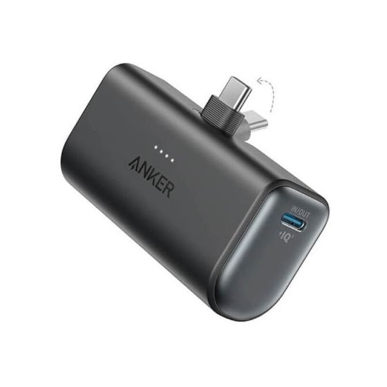 Anker Nano 5000 mAh Powerbank USB Typ-C  (Schwarz) f&uuml;r 25,99 Euro