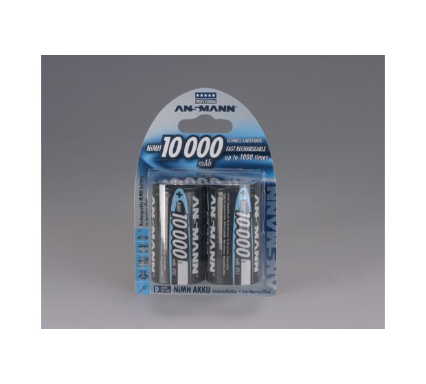 Ansmann 10000 mAh - Mono / D / HR20 f&uuml;r 29,99 Euro