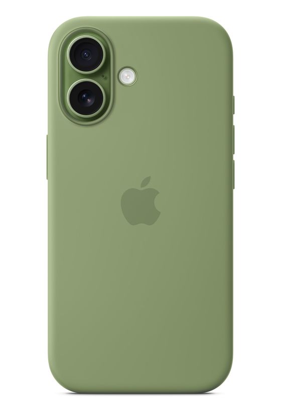 Apple Silikon Case mit MagSafe Cover für Apple iPhone 17  (Grün) f&uuml;r 59,00 Euro