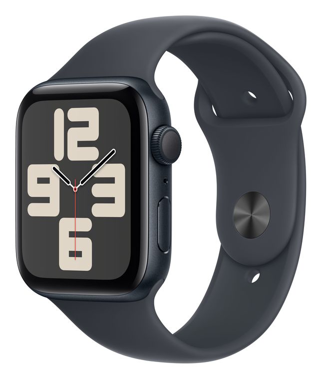 Apple Watch SE (2024) Digital 44 mm Smartwatch Rechteckig 18 h 326 ppi (Schwarz) für 279,00 Euro