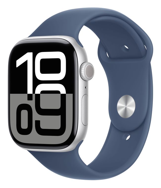 Apple Watch Series 10 Digital 46 mm M/L Smartwatch Rechteckig IP6X 36 h 326 ppi  (Silber) f&uuml;r 359,00 Euro