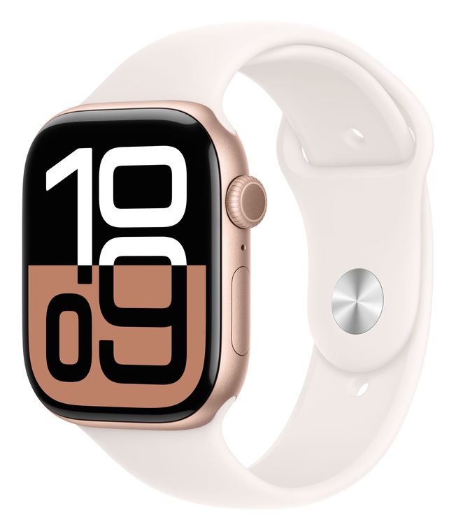 Apple Watch Series 10 Digital 46 mm S/M Smartwatch Rechteckig IP6X 36 h 326 ppi  (Roségold) f&uuml;r 359,00 Euro
