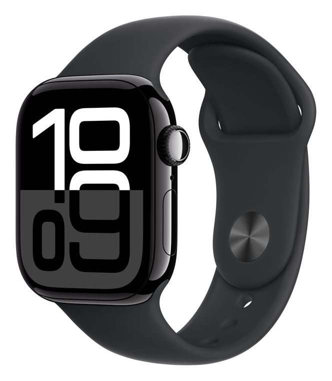 Apple Watch Series 10 Digital 42 mm S/M Smartwatch Rechteckig IP6X 36 h 326 ppi 4G  (Schwarz) f&uuml;r 569,00 Euro