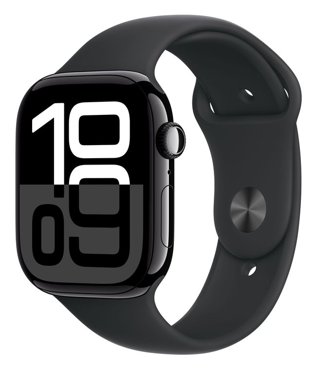 Apple Watch Series 10 Digital 46 mm M/L Smartwatch Rechteckig IP6X 36 h 326 ppi 4G  (Schwarz) f&uuml;r 397,00 Euro