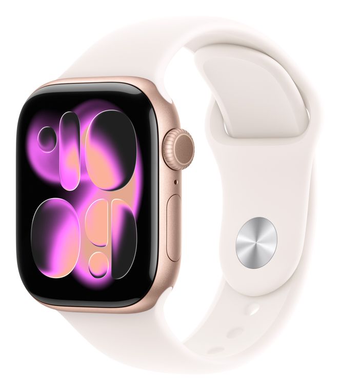 Apple Watch Series 11 Digital 42 mm S/M Smartwatch Rechteckig IP6X 38 h 326 ppi  (Roségold) f&uuml;r 349,00 Euro