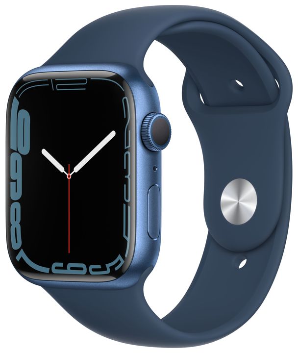 Apple Watch Series 7 Digital 45 mm Smartwatch Rechteckig IP6X 18 h 1000 ppi (Blau) für 389,00 Euro