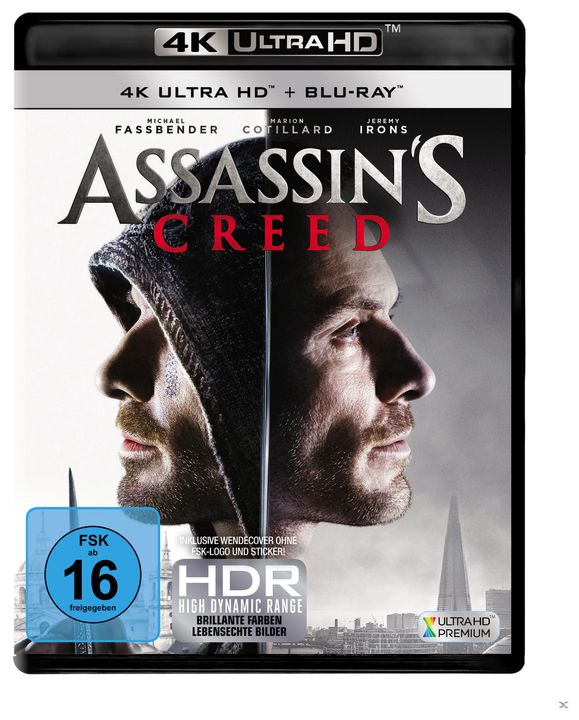 Assassin's Creed (4K Ultra HD BLU-RAY + BLU-RAY) für 23,31 Euro