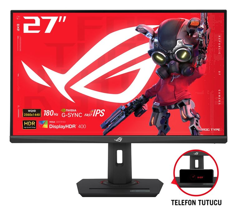 Asus ROG Strix XG27ACS Quad HD Monitor 68,6 cm (27 Zoll) 16:9 1 ms 350 cd/m²  (Schwarz) f&uuml;r 296,00 Euro