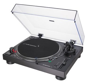 Audio-Technica AT-LP120X Plattenspieler mit Direktantrieb (Schwarz) für 279,00 Euro