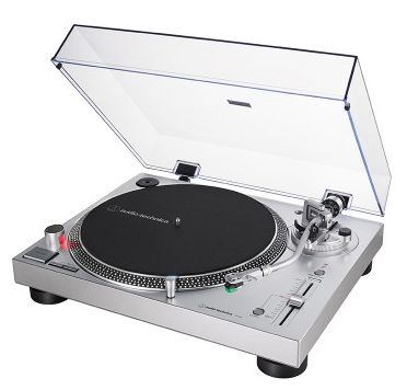 Audio-Technica AT-LP120X Plattenspieler mit Direktantrieb (Silber) für 279,00 Euro