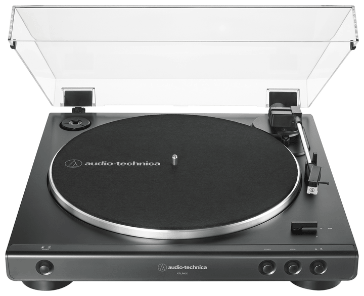 Audio-Technica AT-LP60X Audio-Plattenspieler mit Riemenantrieb (Schwarz) für 129,00 Euro