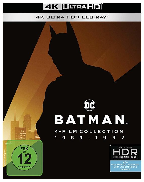 Batman 1-4 (4K Ultra HD BLU-RAY + BLU-RAY) für 60,46 Euro