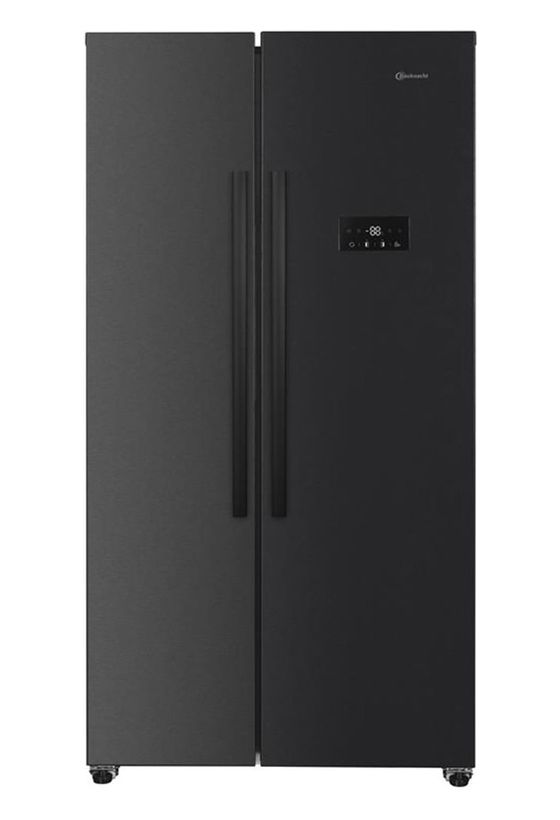 Bauknecht SBSC90BL Side-by-Side Kühl-/ Gefrierkombination 347 l / 185 l 200 kWh NoFrost 1770 mm x 910 mm  (Schwarz) f&uuml;r 838,00 Euro