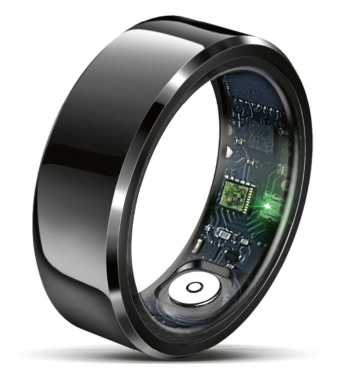 Beafon Smart Ring SR6 Größe 10 Fitnesstracker Ringgröße 10 (Schwarz) für 89,96 Euro