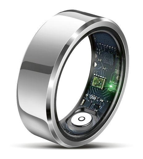 Beafon Smart Ring SR6 Größe 12 Fitnesstracker Ringgröße 12 (Silber) für 89,96 Euro