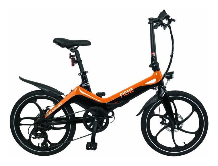 Blaupunkt Fiene 50,8 cm (20") 250 W E-Bike 10,5 Ah (Schwarz, Orange) für 1.399,00 Euro